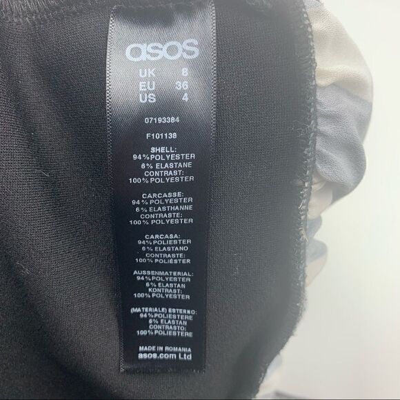 SALE❤️ ASOS black tunic dress size 4 (E1) - Picture 7 of 7